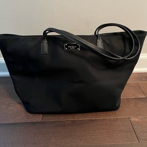 Kate Spade nylon tote 20”W x 11”H. Used in nice condition